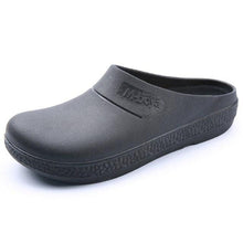 Load image into Gallery viewer, High Quality Non-slip Waterproof Kitchen Chef Shoes Master Cook Hotel Restaurant Work Shoes Slippers Flat Sandals Safety Working Shoes For Kitchen Garden Bathroom
