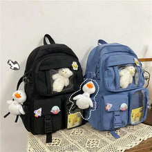 Load image into Gallery viewer, High Quality Nylon Large Capacity Waterproof Backpack For Female And Girls - Trendy College/Schoolbag

