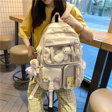 Load image into Gallery viewer, High Quality Nylon Large Capacity Waterproof Backpack For Female And Girls - Trendy College/Schoolbag
