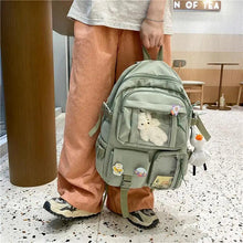 Load image into Gallery viewer, High Quality Nylon Large Capacity Waterproof Backpack For Female And Girls - Trendy College/Schoolbag
