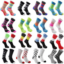 Load image into Gallery viewer, High quality Pro Team Cycling Socks Bike Socks Breathable Road Bicycle Socks Outdoor Sports Racing Socks For Men And Women
