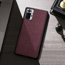 Load image into Gallery viewer, High Quality Shockproof Anti fingerprint  Silicone Case For Xiaomi Redmi Note 10C 10 Pro Max 10T 10S Lite 4G 5G Premium Cloth Texture Simple Cover For Redmi Note 10 Pro Max Case
