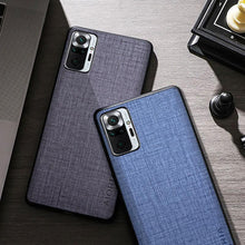 Load image into Gallery viewer, High Quality Shockproof Anti fingerprint  Silicone Case For Xiaomi Redmi Note 10C 10 Pro Max 10T 10S Lite 4G 5G Premium Cloth Texture Simple Cover For Redmi Note 10 Pro Max Case
