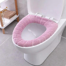 Load image into Gallery viewer, High Quality Universal Toilet Seat Cover Washable Unique Design Warm Flexible Covers Bright Colors
