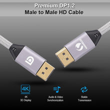 Load image into Gallery viewer, High Speed 32.4Gbps Slim And Flexible 1.4 8K 4K HDR 60Hz DisplayPort Cable Adapter For Video PC Laptop TV Monitor

