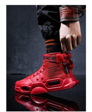Load image into Gallery viewer, High Top Red Bottom Trend Sneakers For Men Hip Hop Casual Men's Sport High Quality Sneakers Breathable Lightweight Red Basketball Luxury Fashion Running Sneakers
