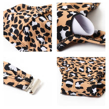 Load image into Gallery viewer, High Waist Bikini Leopard Bikini Women Push Up Swimsuit Women's Leopard Print Swimsuits High Waist Bikini Set 2 Piece Bathing Suits Women Printed Swimwear Tie Dye Summer Swim Beachwear
