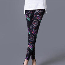 Load image into Gallery viewer, High Waist Leggings Pants Fitness Women Fashion  Printing Leggings Women Fitness Yoga Pants High Waist Push Up Sportswear Elastic Trousers Gym Running Workout Pants Push Up Running Elastic Stripe Dot Bottom Leggings
