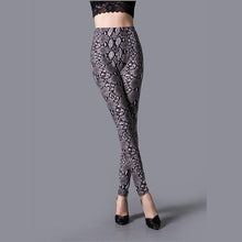 Load image into Gallery viewer, High Waist Leggings Pants Fitness Women Fashion  Printing Leggings Women Fitness Yoga Pants High Waist Push Up Sportswear Elastic Trousers Gym Running Workout Pants Push Up Running Elastic Stripe Dot Bottom Leggings
