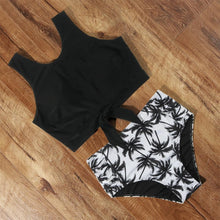 Load image into Gallery viewer, High Waist Swimsuit Bikini Push Up Swimwear Women Bathing Suit Female Bikini Set Leopard Swim Suit Beachwear Women's High Waist Swimsuit 2 Piece Bathing Suits Bikini

