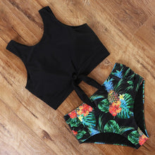 Load image into Gallery viewer, High Waist Swimsuit Bikini Push Up Swimwear Women Bathing Suit Female Bikini Set Leopard Swim Suit Beachwear Women's High Waist Swimsuit 2 Piece Bathing Suits Bikini

