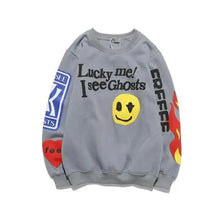 Load image into Gallery viewer, Hip-Hop Printed Sweatshirts Men  High Pullovers Couple Street Casual Sweatshirts Letter Print Men Women Sweatshirt Stylish Printed Cool Design Warm Winter Sweatshirt For Men Women

