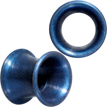 Load image into Gallery viewer, Thin Flexible Blue Silicone Tunnel Plug Set 6mm to 25mm

