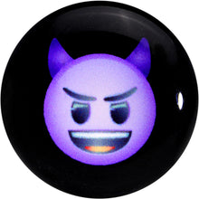 Load image into Gallery viewer, 7/16 Licensed Purple Devil emoji Acrylic Double Flare Plug Set
