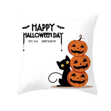Load image into Gallery viewer, Holiday Pillowcase Pumpkin Cushion Cover Creative Decorative Sofa Party Home Car Pillow Cover Print Pillowcase Fall Decorative Pillows Cotton Linen Material Decoration
