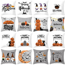 Load image into Gallery viewer, Holiday Pillowcase Pumpkin Cushion Cover Creative Decorative Sofa Party Home Car Pillow Cover Print Pillowcase Fall Decorative Pillows Cotton Linen Material Decoration
