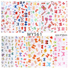 Load image into Gallery viewer, Holographic Nail Foil Transfer Set Sticker Decal Nail Art Foils Designer Marble Nail Decoration Sliders Wraps Manicure  Women Kids Girls Manicure Decoration Nail Art Supplies 3D Self-Adhesive Nail Decals Designer Nail Stickers for Acrylic Nails
