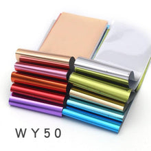 Load image into Gallery viewer, Holographic Nail Foil Transfer Set Sticker Decal Nail Art Foils Designer Marble Nail Decoration Sliders Wraps Manicure  Women Kids Girls Manicure Decoration Nail Art Supplies 3D Self-Adhesive Nail Decals Designer Nail Stickers for Acrylic Nails
