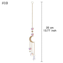 Load image into Gallery viewer, Home Decor Crystal Sun-catchers Window Pendant Hanging Curtain Wind-chimes Light Catcher Star Moon Pendant Rainbow Wind Chime Prisms Wind Chime Hanging Ornaments For Garden Home Christmas Decorations Gift
