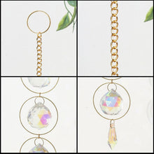Load image into Gallery viewer, Home Decor Crystal Sun-catchers Window Pendant Hanging Curtain Wind-chimes Light Catcher Star Moon Pendant Rainbow Wind Chime Prisms Wind Chime Hanging Ornaments For Garden Home Christmas Decorations Gift
