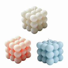 Load image into Gallery viewer, Home Decoration Candle Cube Bubble Candles Handmade Scented Candle Hand Poured Decorative Candle Aesthetic Candles Room Decor for Home Use Bedroom Soy Wax Aromatherapy Cube Candle Scented Relaxing Birthday Gift Home Decoration
