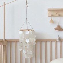 Load image into Gallery viewer, Home Shell Wind Chime Room Decoration Korean Decor Chimes Nordic Style Home Office Kids Room Nursery Decor Hanging Scandinavian Style Wind Chimes Wall Decor
