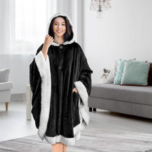 Load image into Gallery viewer, Hoodie Blanket Snuggle Robe
