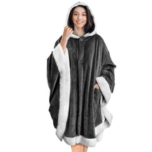 Load image into Gallery viewer, Hoodie Blanket Snuggle Robe

