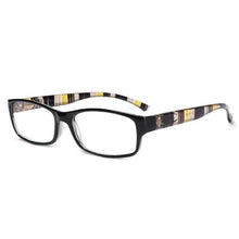 Load image into Gallery viewer, Hot Unisex Reading Glasses Print Glasses Frame Presbyopic Lens Retro Magnifier Diopter Eyeglasses Eyewear Vision Care And Spring Hinge Comfort Readers Plastic Sun Readers
