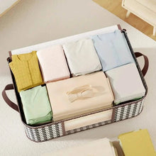 Load image into Gallery viewer, Houndstooth Large Storage Bag
