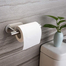 Load image into Gallery viewer, Household Toilet Roll Holder Self Adhesive Toilet Paper Holder For Bathroom Stick On Wall Stainless Steel Toilet Paper  Racks Toilet Paper Holder Self Adhesive Bathroom Paper Towel Roll Holder Wall Mount
