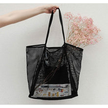 Load image into Gallery viewer, HOXIS Mesh Beach Tote Women's Shoulder Bag
