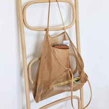 Load image into Gallery viewer, HOXIS Mesh Beach Tote Women's Shoulder Bag
