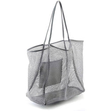 Load image into Gallery viewer, HOXIS Mesh Beach Tote Women's Shoulder Bag
