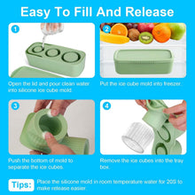 Load image into Gallery viewer, Ice Cube Tray Fit For 20oz/30oz/40oz Stanley Cup Easy Release Silicone Hallow Cylinder
