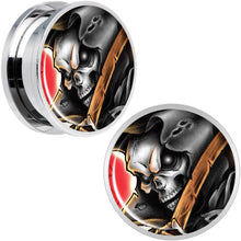 Load image into Gallery viewer, Wake the Dead Grim Reaper Halloween Plug Set  5mm to 16mm
