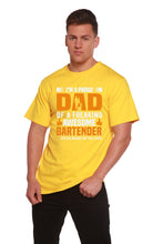 Load image into Gallery viewer, I'm a Proud Dad Men's Bamboo Viscose/Organic Cotton Short Sleeve Graphic T-Shirt
