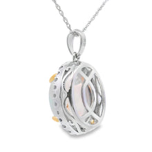 Load image into Gallery viewer, 2.39ct Opal Diamond Fashion Pendants 10KT White Gold
