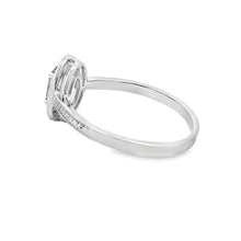 Load image into Gallery viewer, .61ct Mystic Fire Topaz Diamond Ring 10KT White Gold
