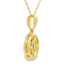 Load image into Gallery viewer, .44ct Quartz Diamond Fashion Pendants 10KT Yellow Gold
