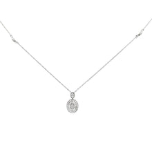 Load image into Gallery viewer, Natural .35ct Diamond Fashion Pendants 14KT White Gold
