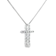 Load image into Gallery viewer, .15ct Diamond Cross Religious Pendant 14KT Yellow Gold
