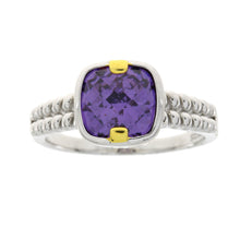 Load image into Gallery viewer, Cubic Zirconium Ring Sterling Silver

