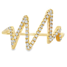 Load image into Gallery viewer, .15ct Diamond Ring 14KT Yellow Gold
