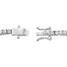 Load image into Gallery viewer, Moissanite Malachite Tennis Bracelet Sterling Silver

