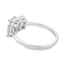 Load image into Gallery viewer, 2.00ct Lab Grown Diamond 3 Stone Ring 14KT White Gold

