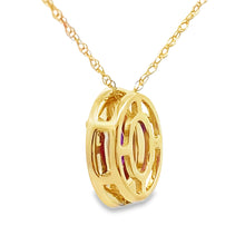 Load image into Gallery viewer, Amethyst Diamond Fashion Pendants 10KT Yellow Gold
