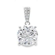 Load image into Gallery viewer, 3.00ct Moissanite Pendant Sterling Silver

