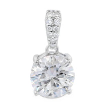 Load image into Gallery viewer, 2.00ct Moissanite Pendant Sterling Silver
