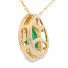 Load image into Gallery viewer, .41ct Emerald Diamond Fashion Pendants 10KT Yellow Gold
